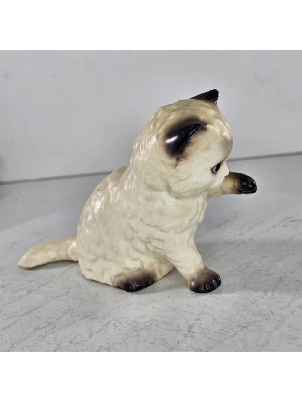 Hagen Renaker DW Glitter Persian Kitten Cat Figurine Designer's Workshop CHIP